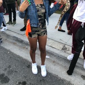 Camo romper